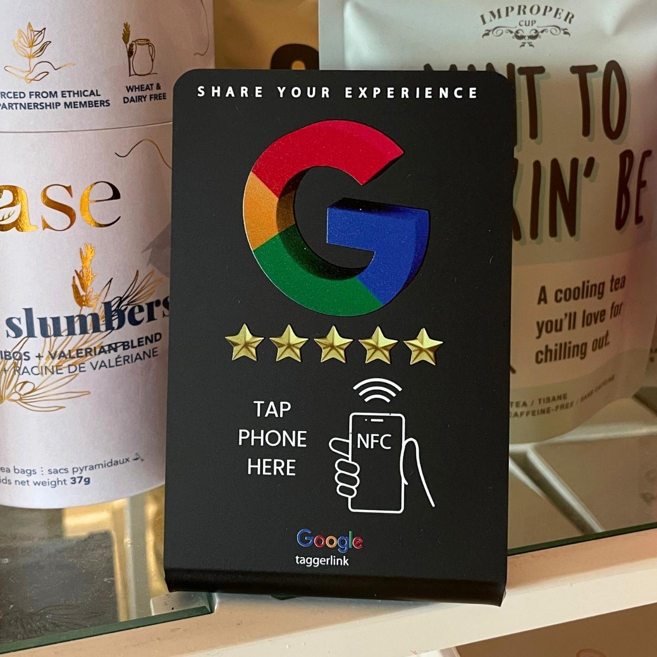 Google Review "Hi" Stand