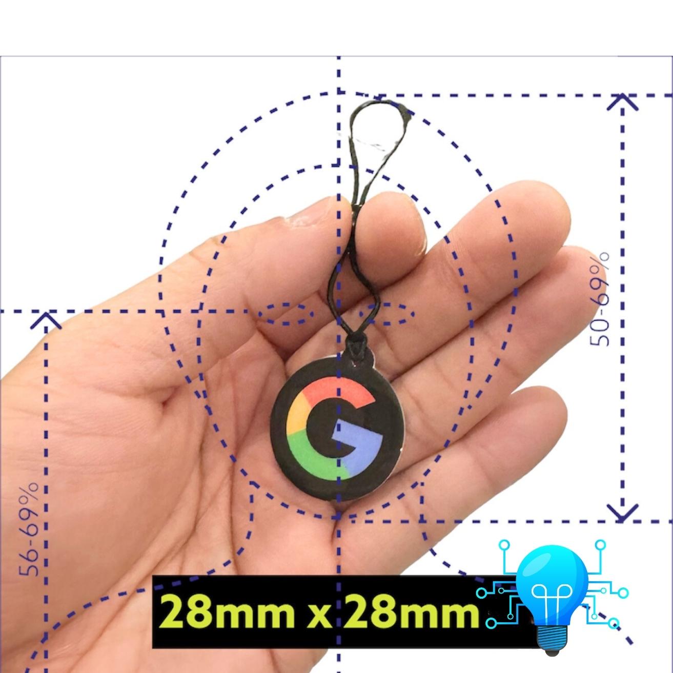 Google Review NFC "Key" Card    (Key Fob)